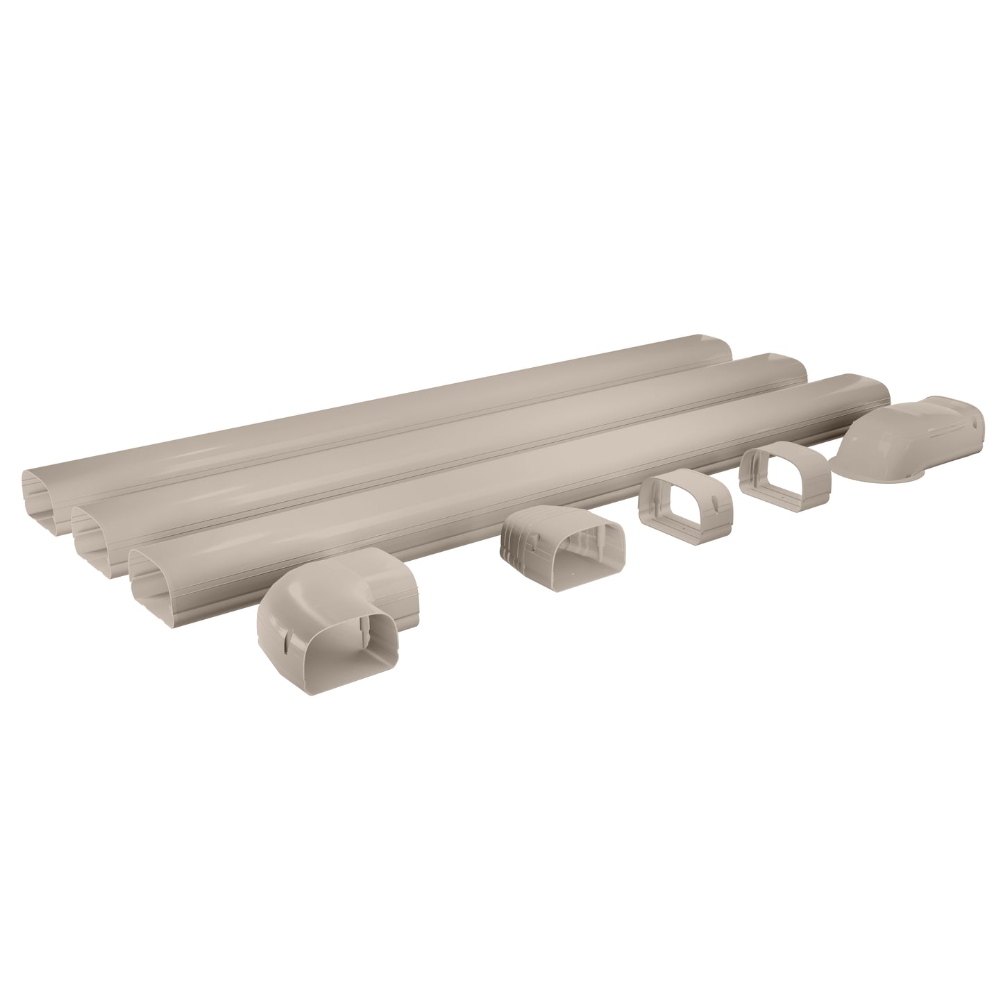 Lineguard® 4.5in Line Set Cover - Tan