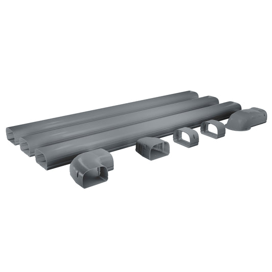 Lineguard® 4.5in Line Set Cover  - Gray