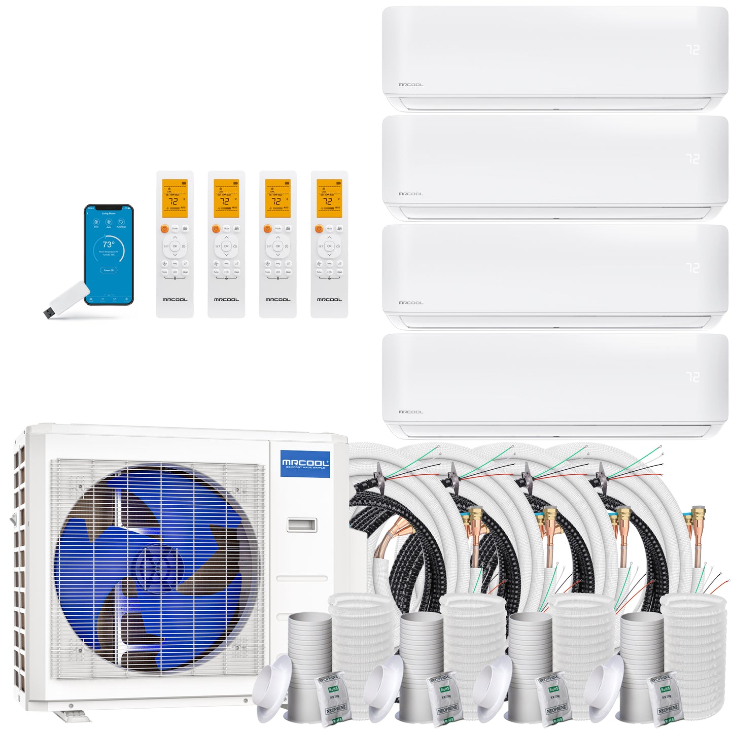 MRCOOL® 27k DIY 5th Generation 4 Zone Multi-Zone Mini-Split Condenser 230v - Image 6
