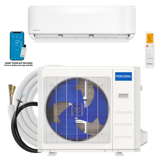 MRCOOL® 36k DIY 5th Generation Bundle - includes Condenser, Air Handler,  DIY® Quick Connect®  Line Set, DIYPRO® Cable, and Remote -  230v